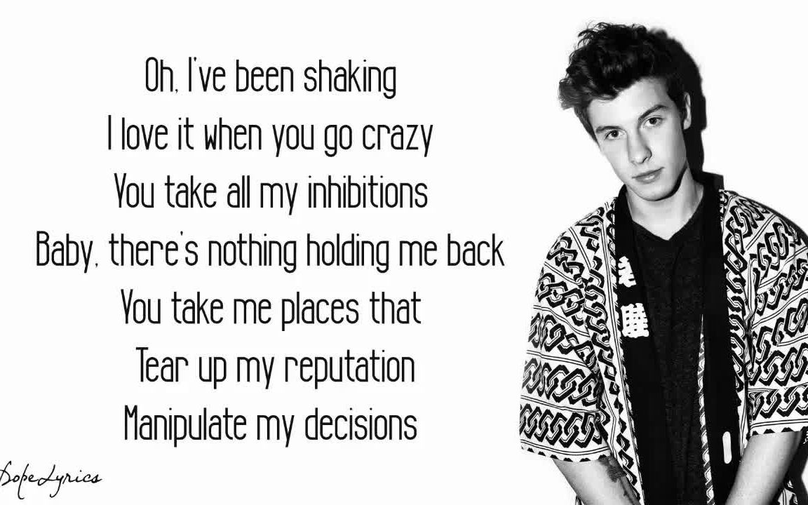 [图]Shawn Mendes - There's Nothing Holdin' Me Back (Lyrics)-歌词版