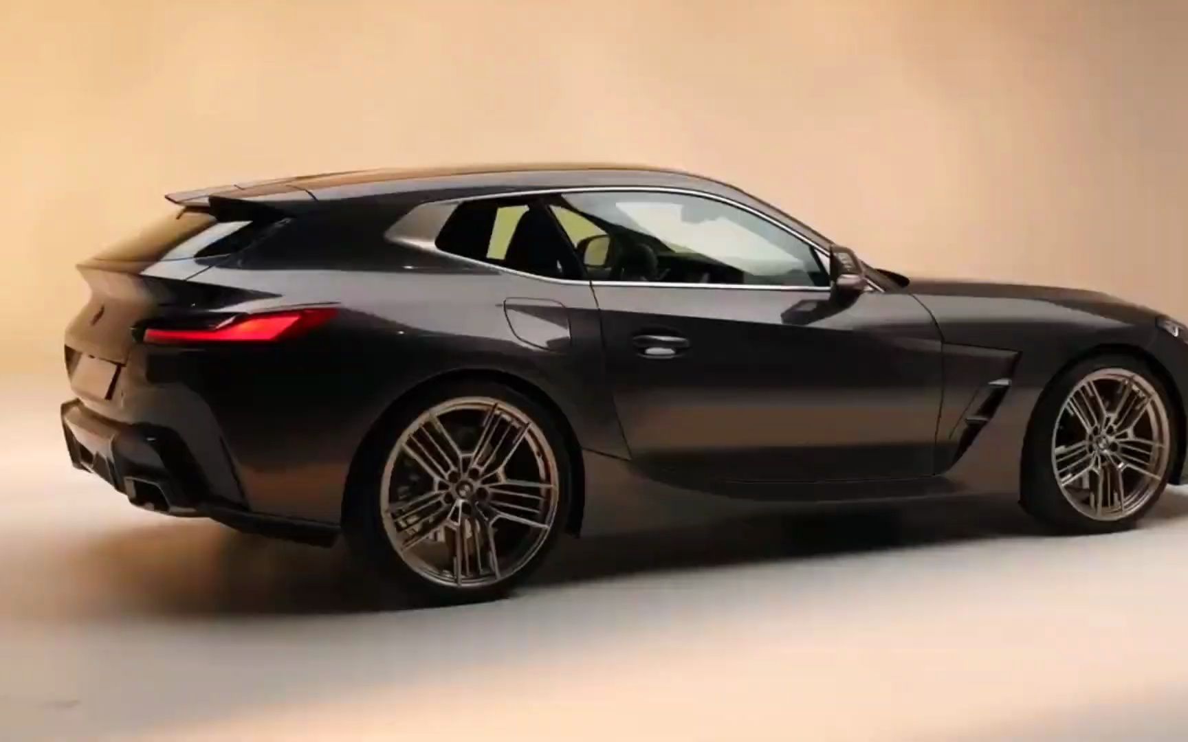 2024款宝马z4概念旅游车两个座位的内部和外部