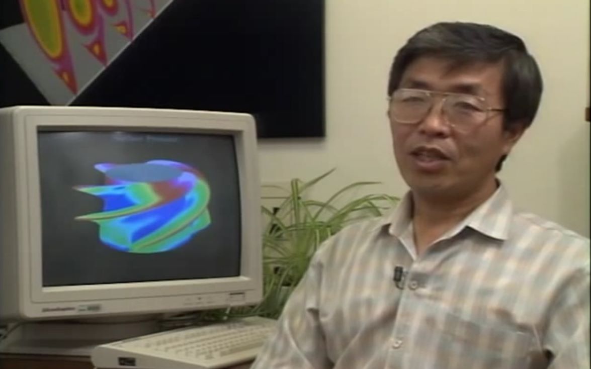 [图]来看看30年前的计算流体力学（ Computational Fluid Dynamics ）是什么水平