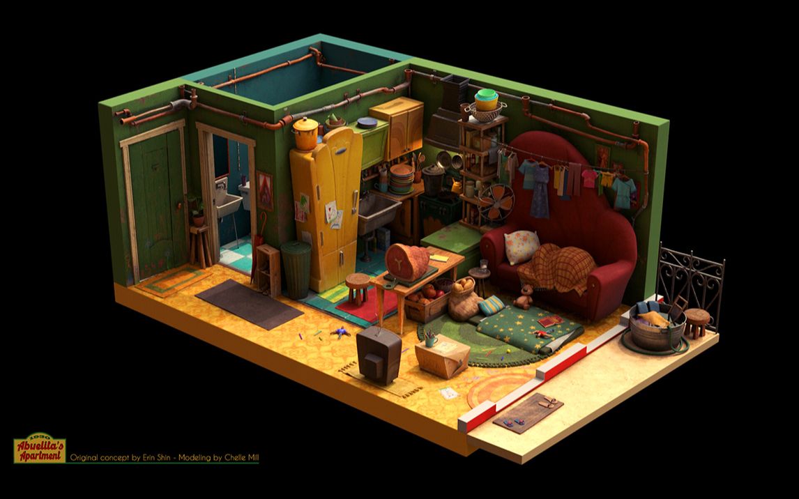 零基础场景小房间模型制作教程.3d建模基础教程