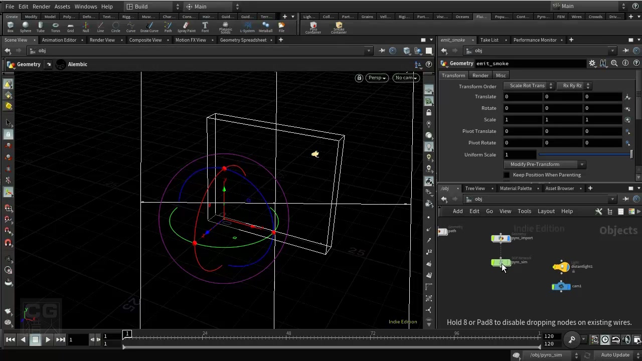 [图]houdini17 pyro trail新版烟火拖尾技术教程