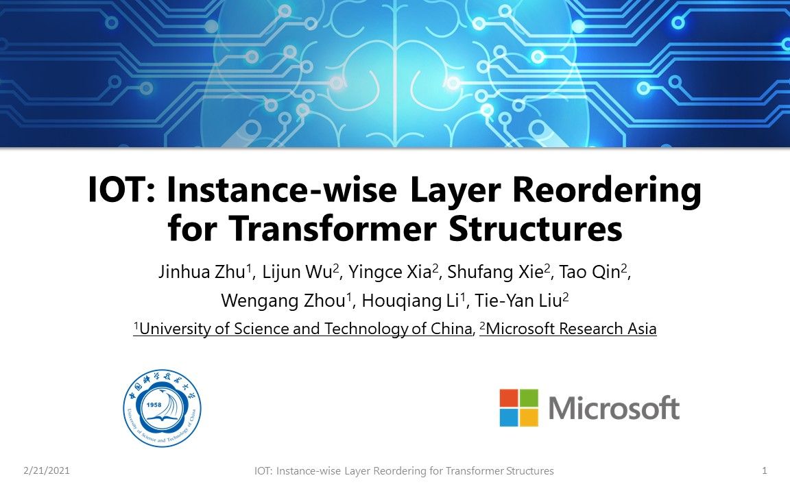 ICLR 2021论文分享——基于实例的层序可变Transformer网络结构哔哩哔哩bilibili