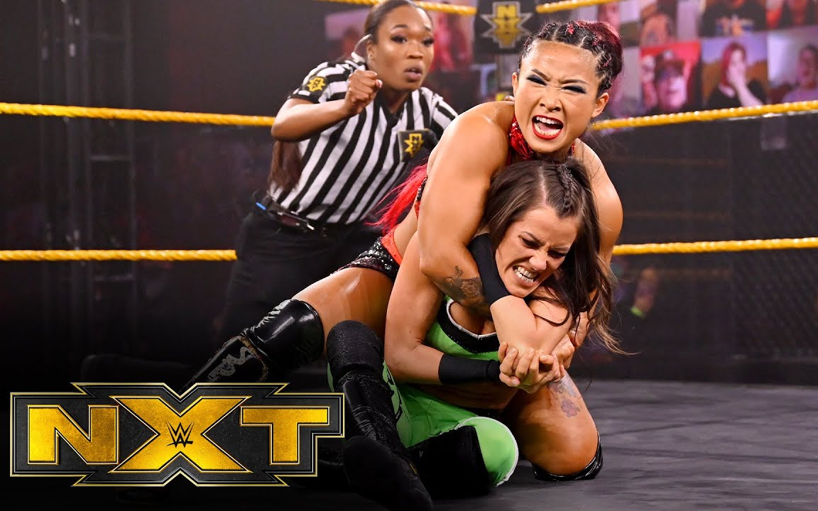 【WWE】NXT 2021.02.25 第444期:真的狠!噬罪者李霞踩伤凯西右腿 凯登收到惩罚警告哔哩哔哩bilibili