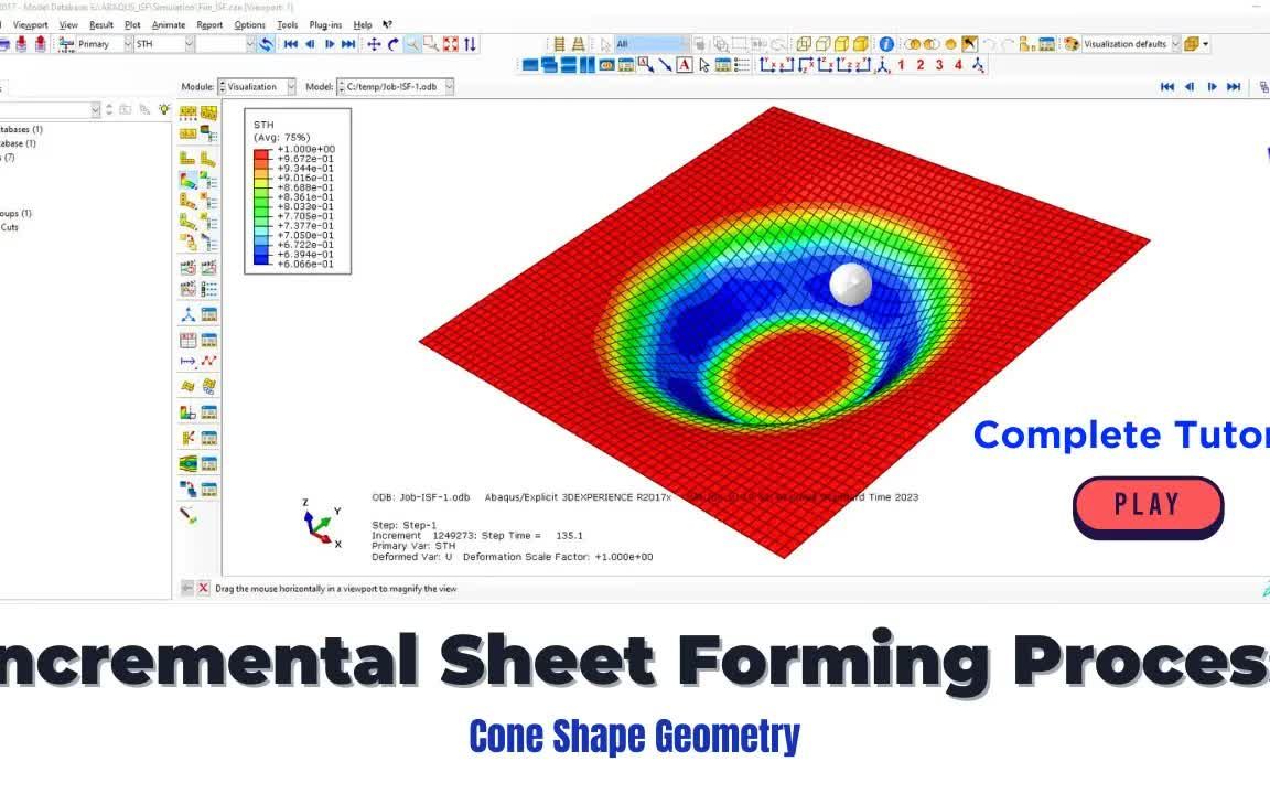 abaqus 渐进式板料成形工艺哔哩哔哩bilibili