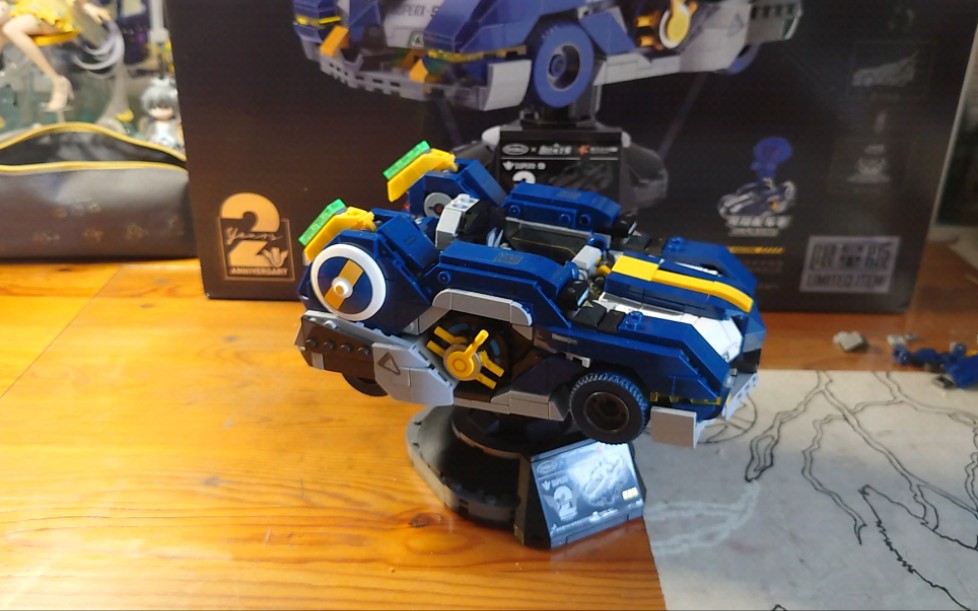 爷青回棉花糖srx9积木成品跑跑卡丁车星堡积木