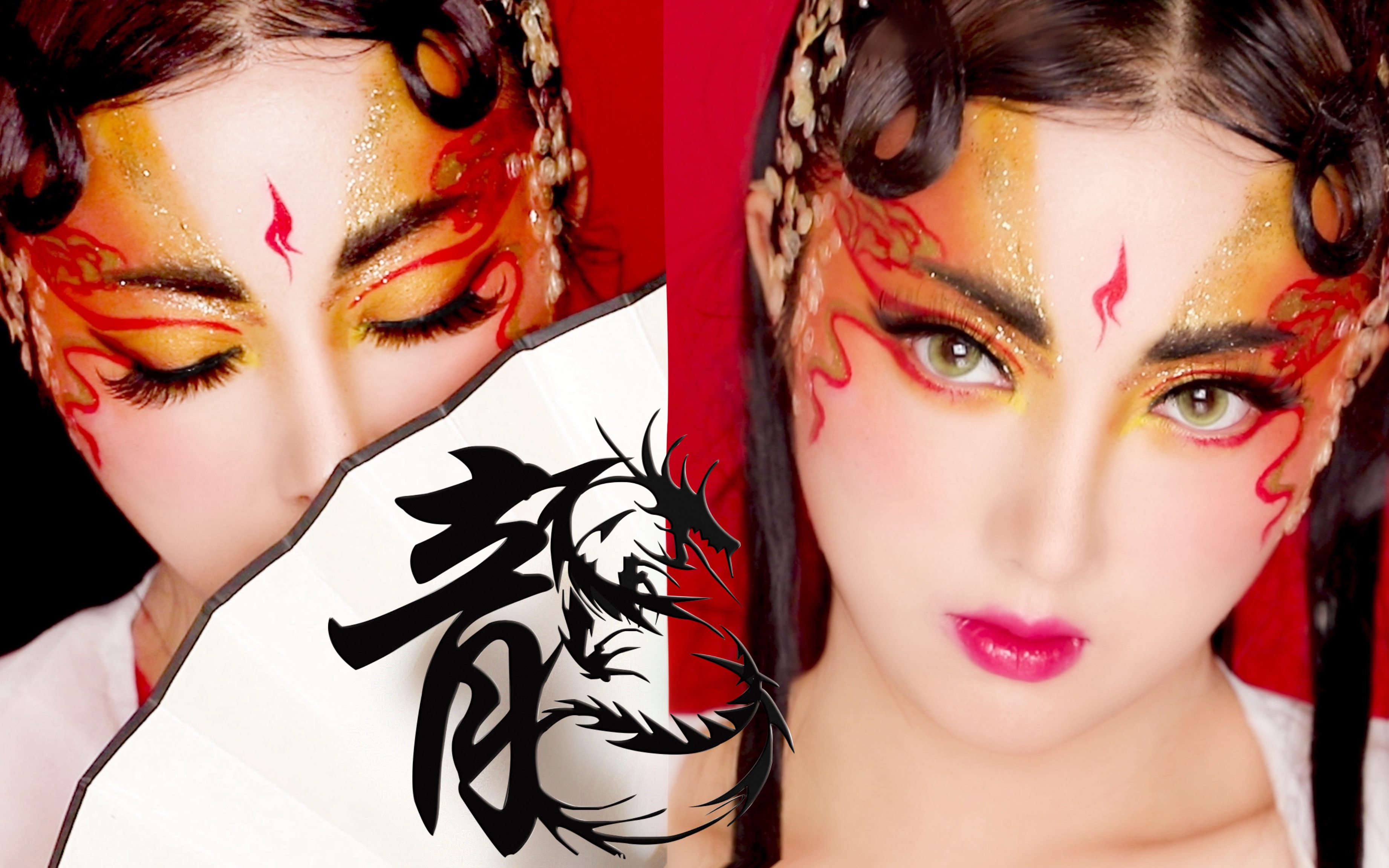 莫斯十二生肖妆容华夏龙我觉得我可以去拍电影了