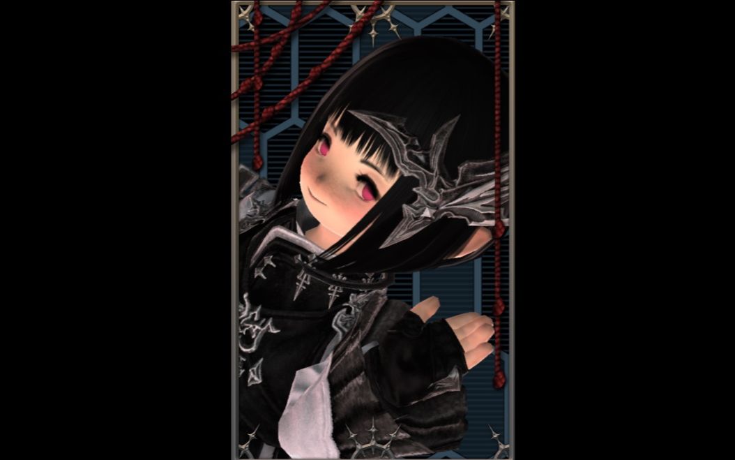 【ff14】凹了个非常阴暗冒险者铭牌