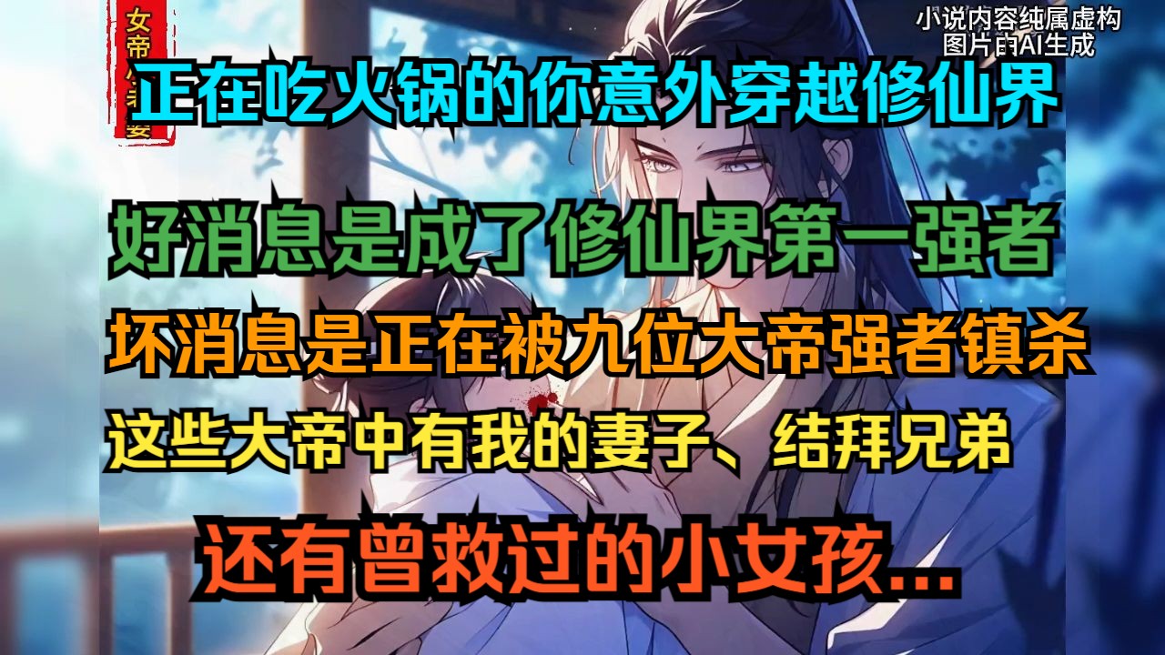 意外穿越修仙界,好消息是成了修仙第一强者最强天帝,坏消息是正在被九位大帝强者联合镇杀,这些大帝中有我的妻子、结拜兄弟、还有曾救过的小女孩......