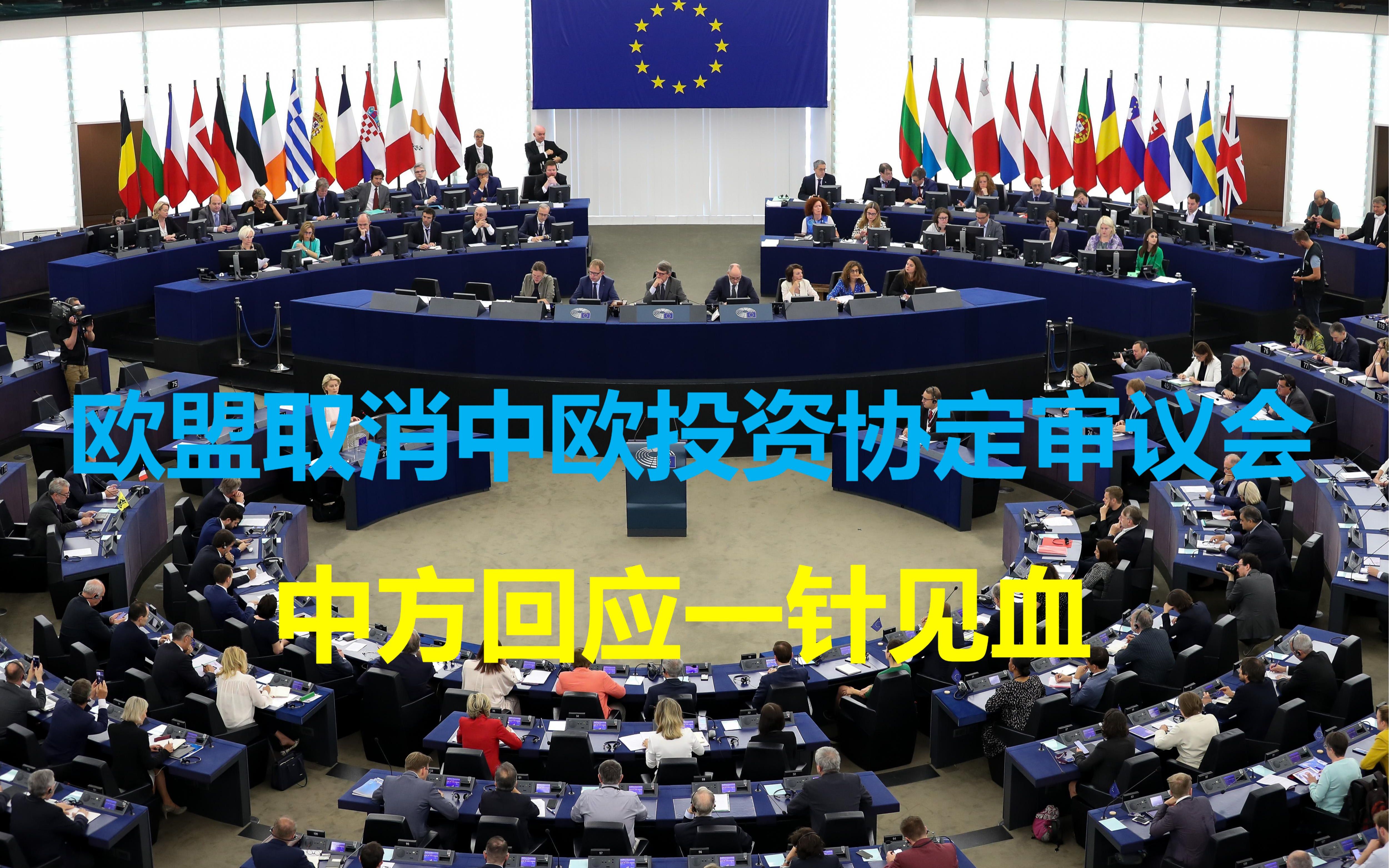 欧盟加码取消中欧投资协定审议会中方协议不是谁恩赐给谁的