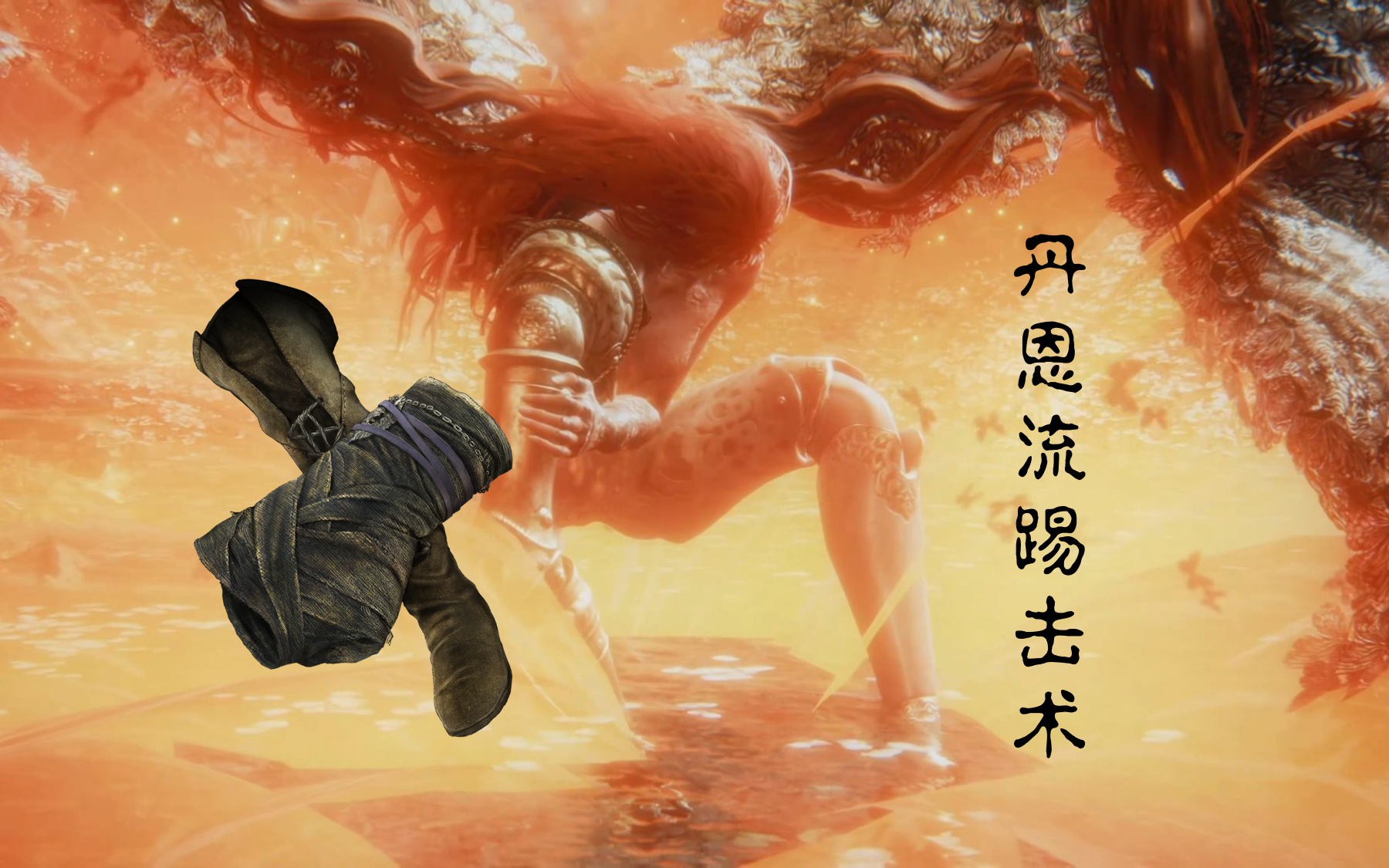 【艾尔登法环】丹恩流踢击术无伤8周目女武神