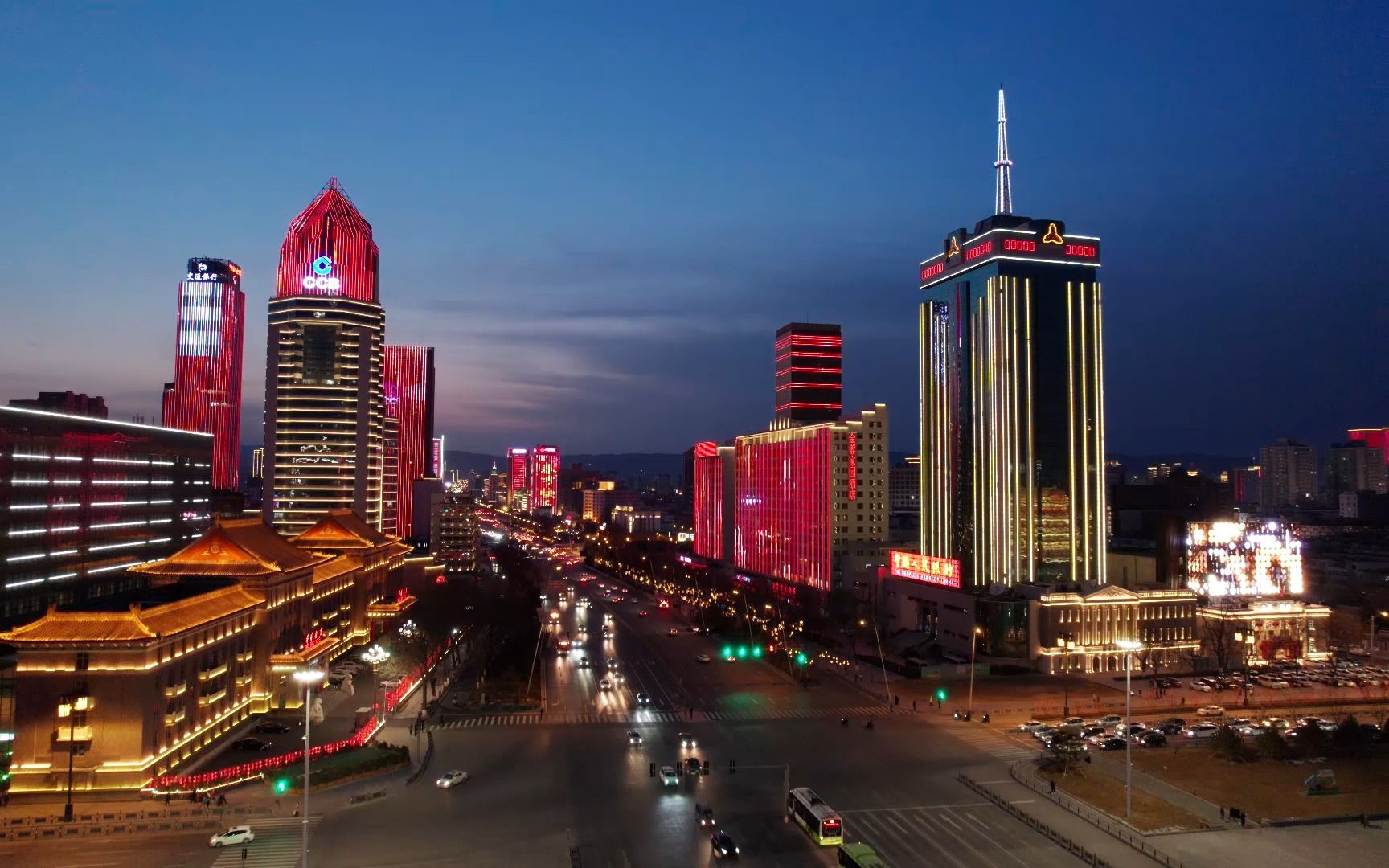 纪念大疆air2s第一次航拍 迎泽大街(一)