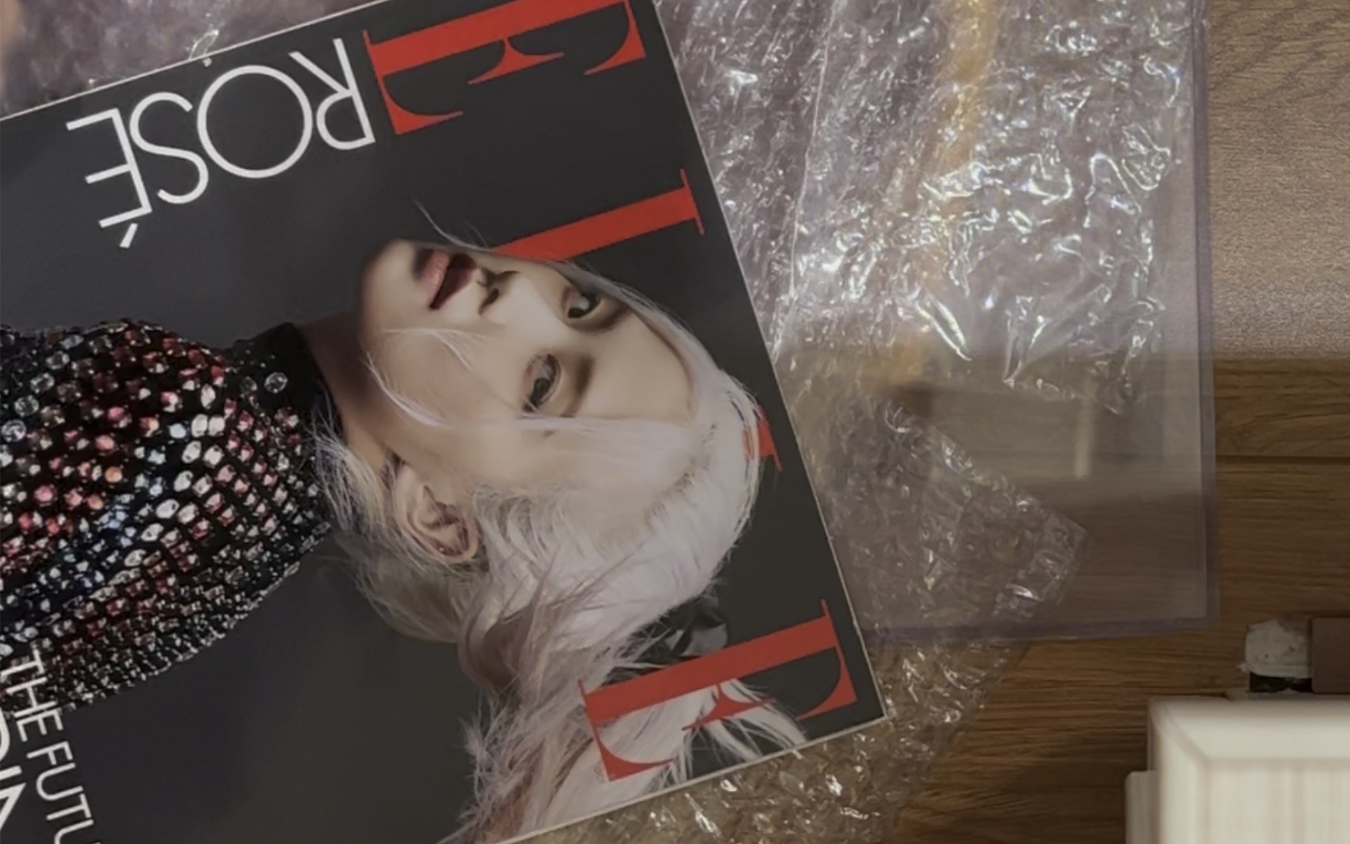 elle美版杂志朴彩英rosé个人单封