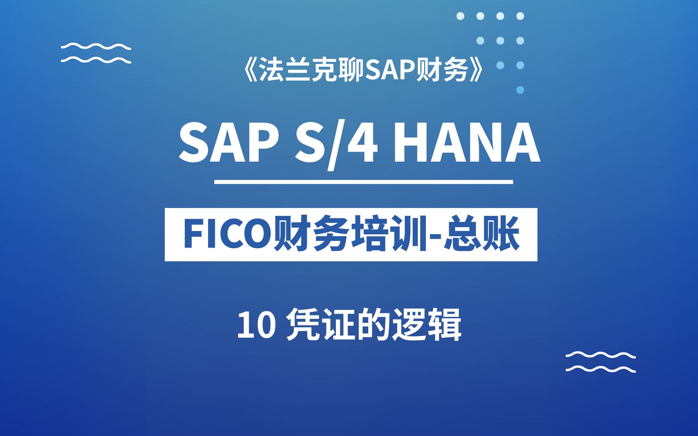 SAP最新S/4 HANA FICO培训10:凭证的逻辑哔哩哔哩bilibili