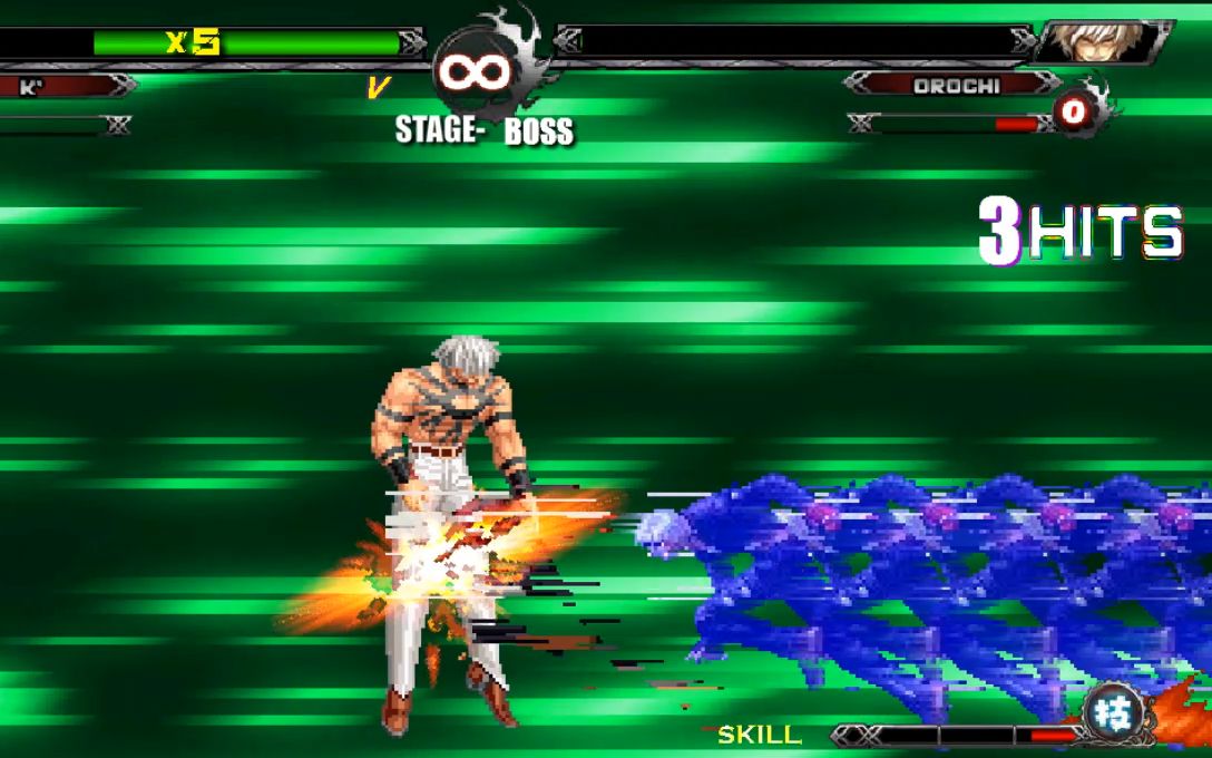 拳皇wingex102k五级人机通关