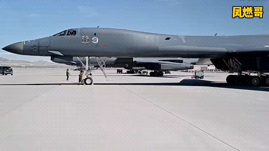 美国b1b战略轰炸机洲际训练过程曝光,单价超过半艘中国航母