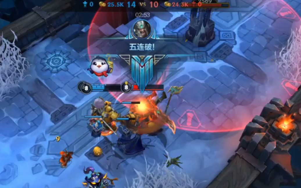 lol手游 蛮王开局2分钟五杀