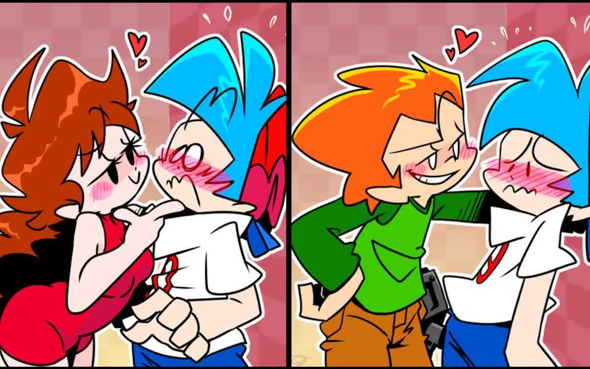 中字fnffridaynightfunkin漫画配音合集