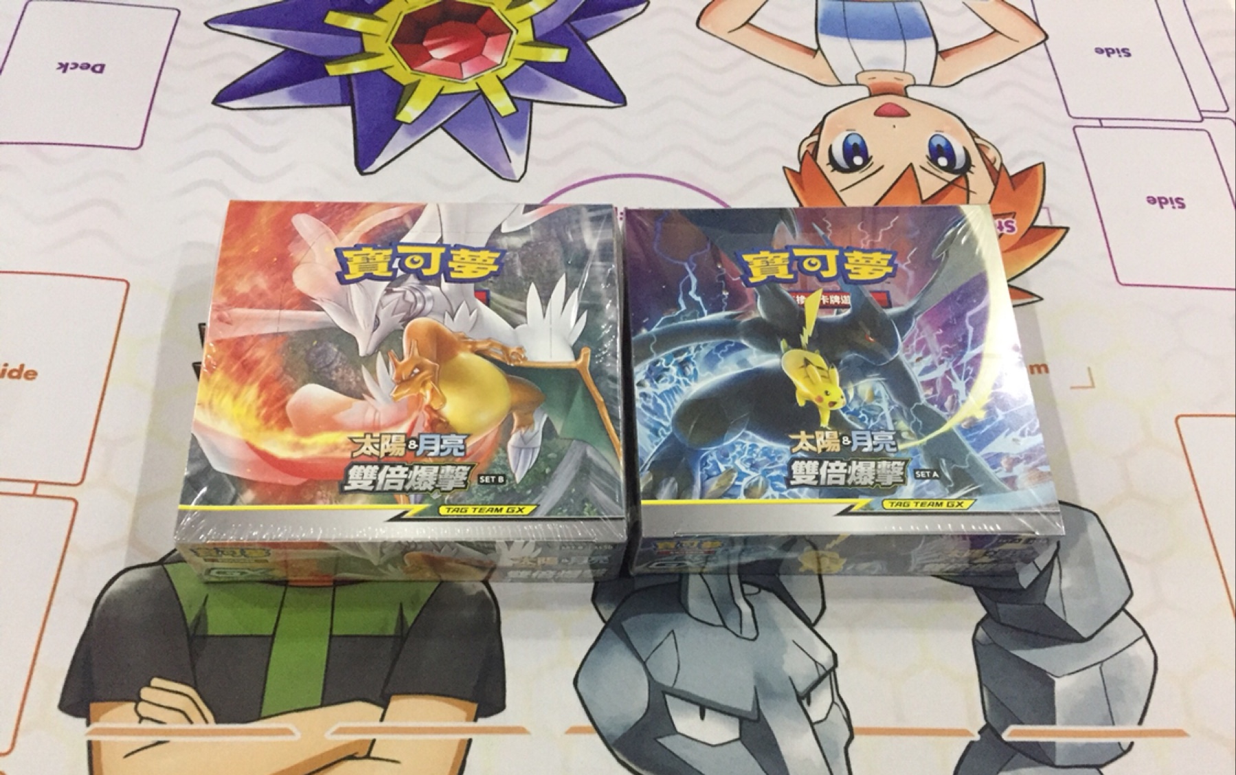 萌新丫丫ptcg宝可梦卡牌繁中第三弹开盒seta