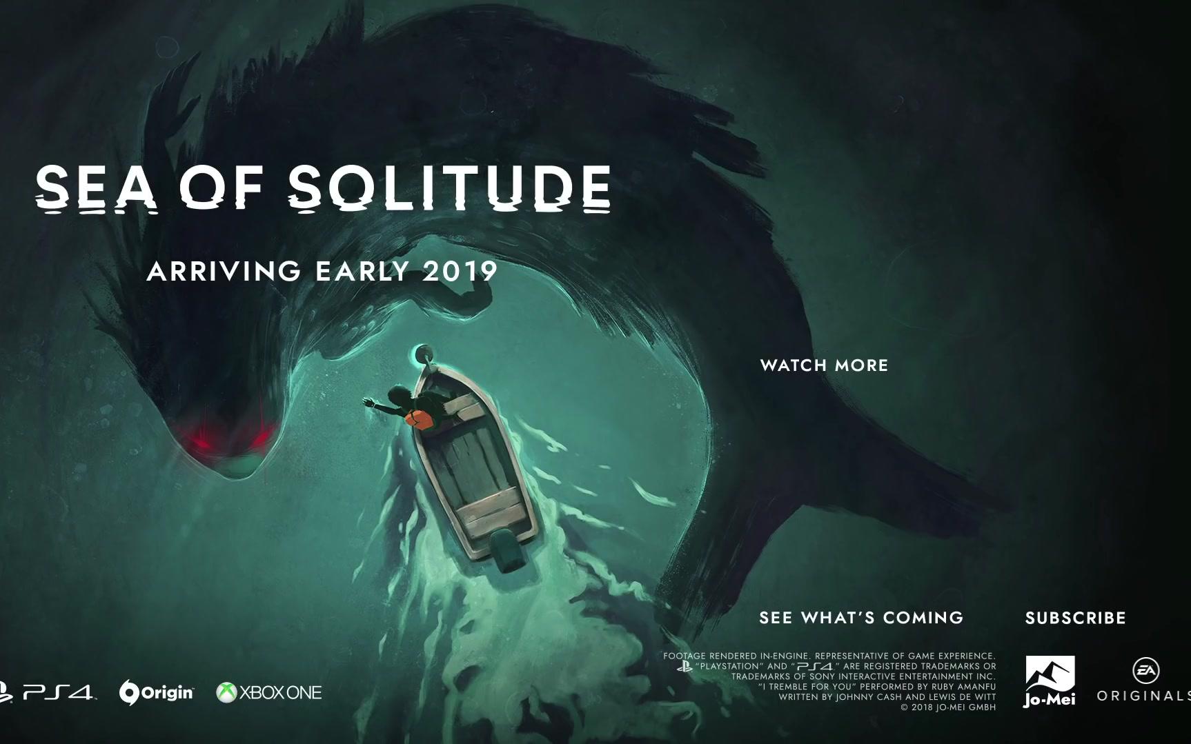 [图]【孤独之海】EA 独立游戏新作 Sea of Solitude E3 2018预告