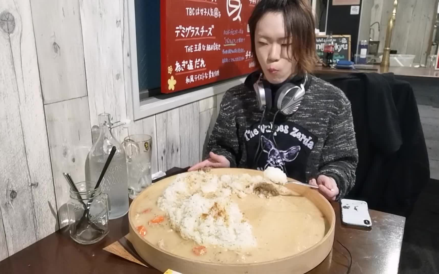 【日本大胃王】draco小哥吃了炖肉饭7.