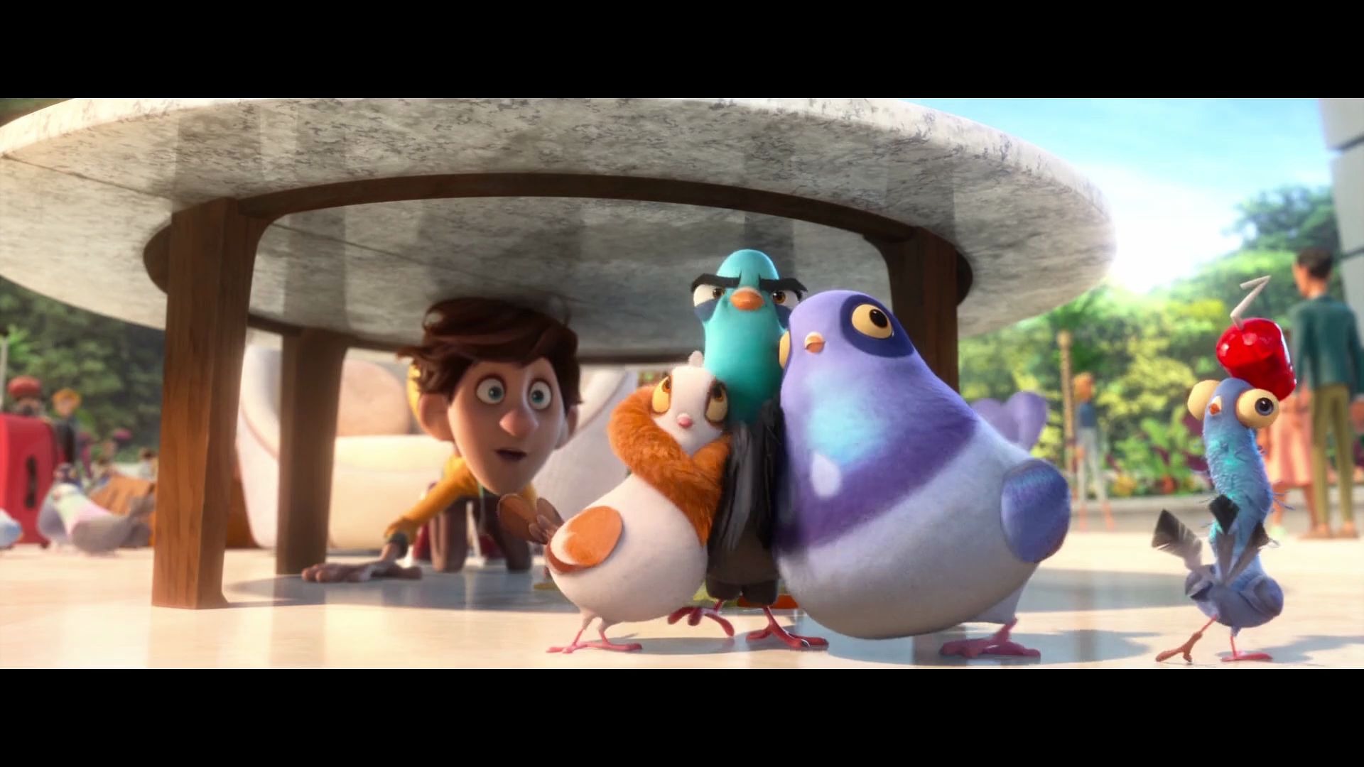 变身特工当威尔史密斯变成了一只鸽子