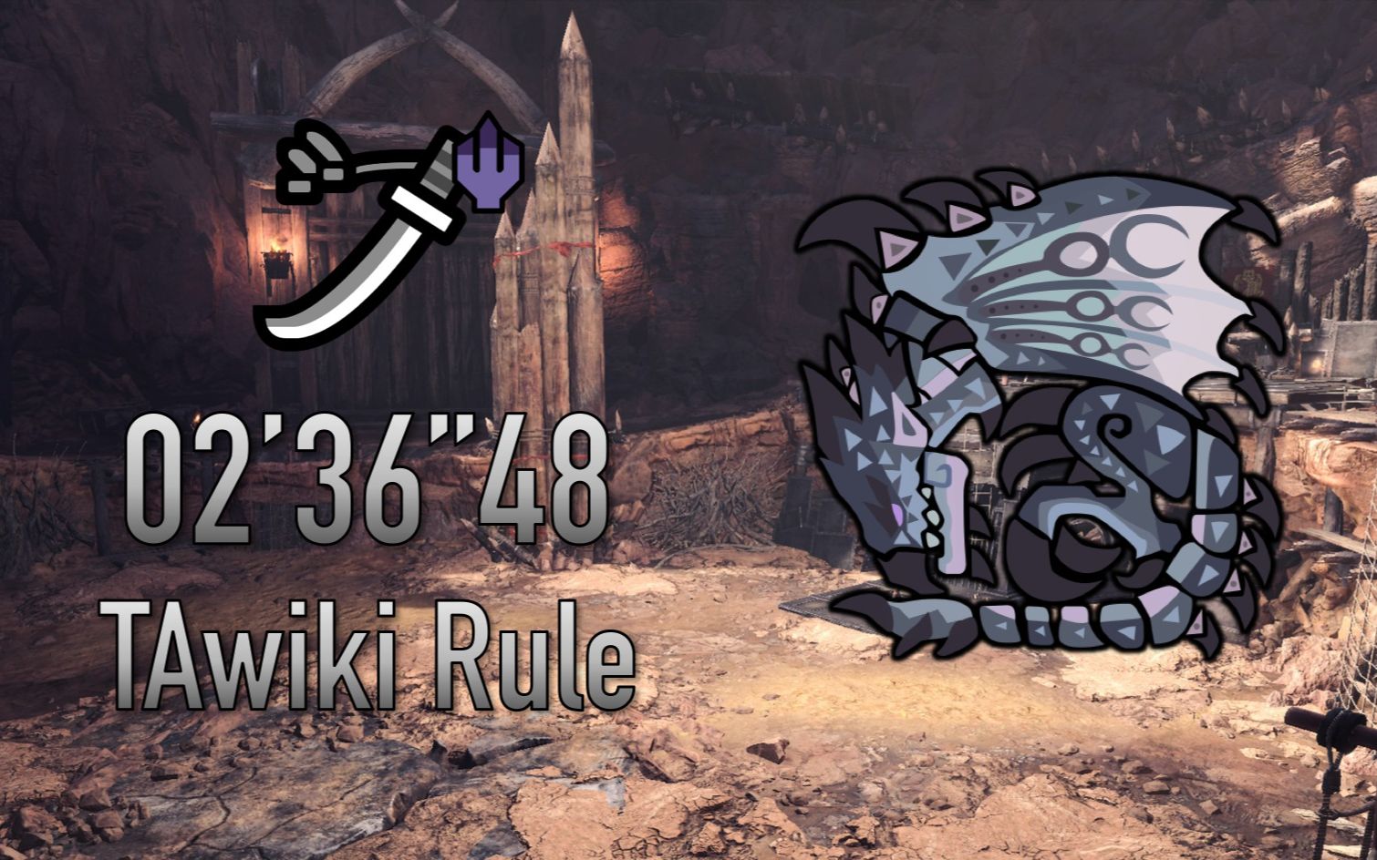 [mhw:i] 银火龙 太刀【ta规则】0236"48 / silver rathalos → long