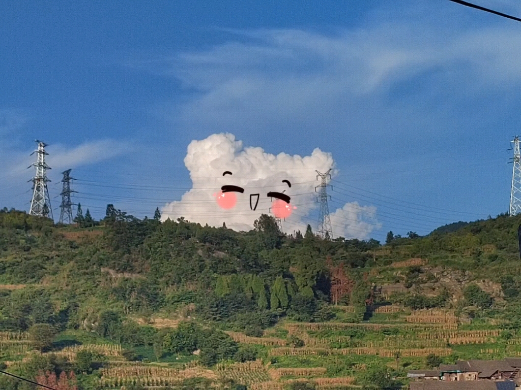 当给云朵加上表情