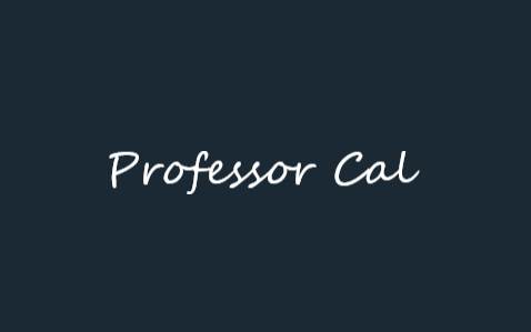 [图][双语全熟]Professor Cal|温柔冷静的声音+灵感涌现的剧本+背景音效制作