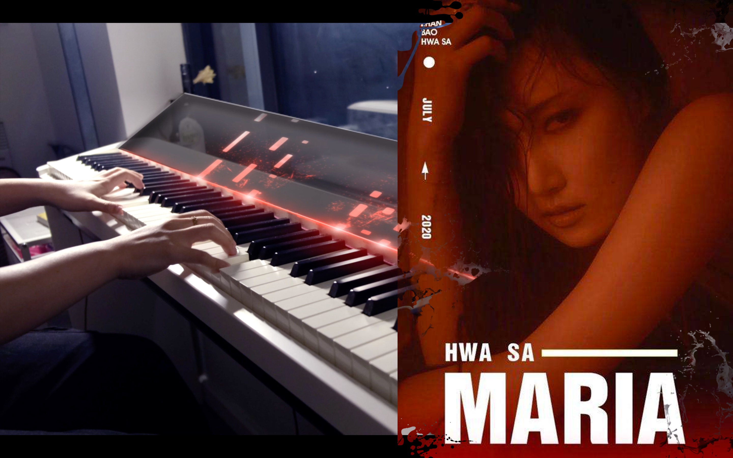 maria华莎钢琴谱图片