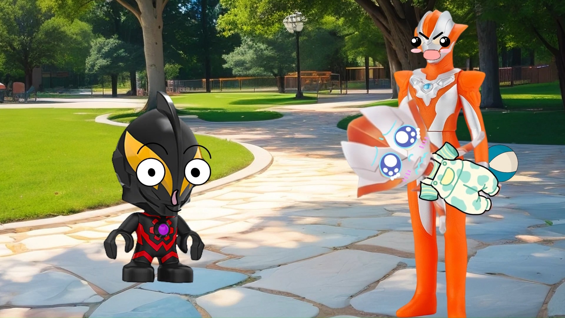 小乔乔被小黑欺负