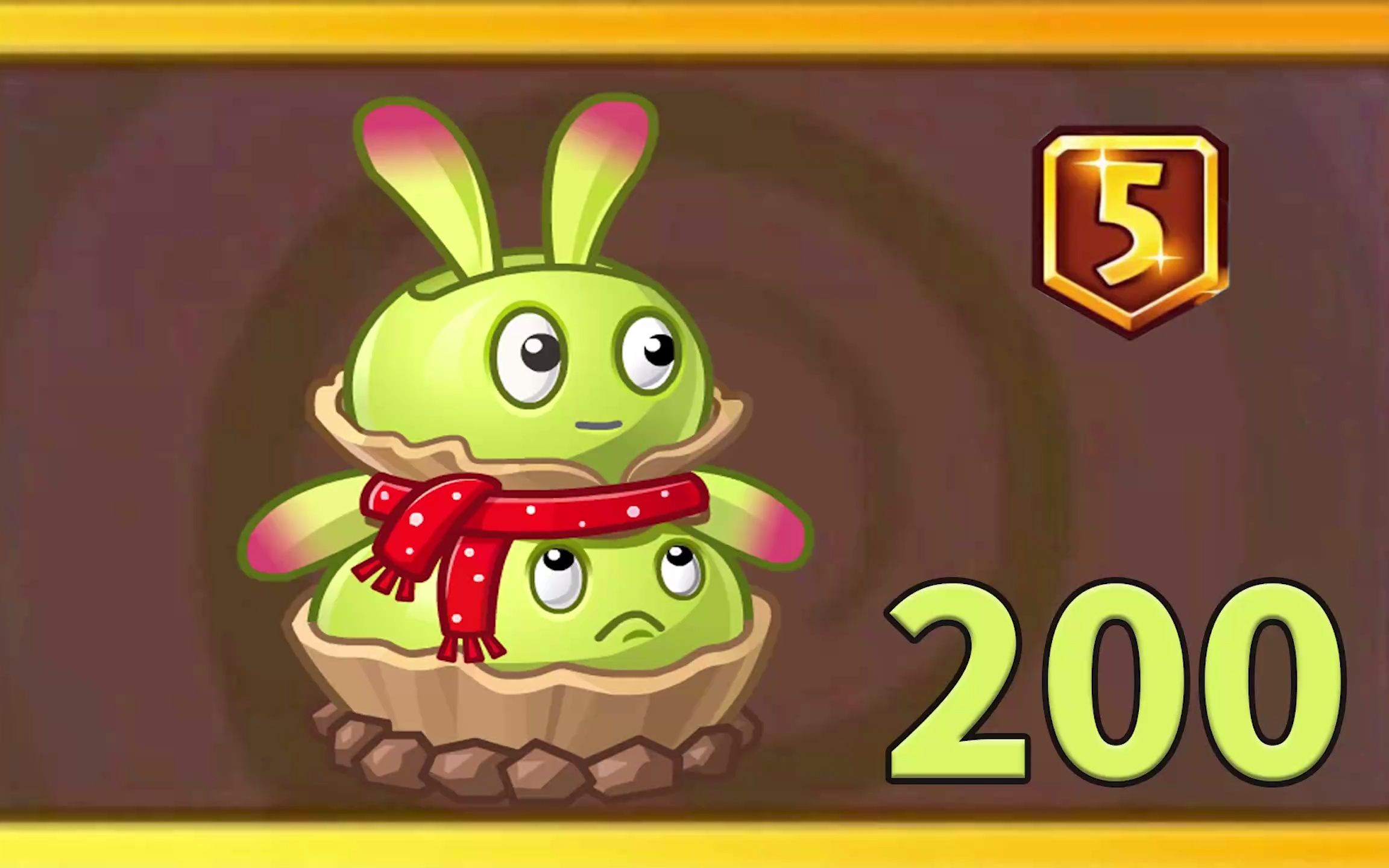 pvz2植物测评 5阶双生卯兔有百分比伤害,算是无尽神器吗?