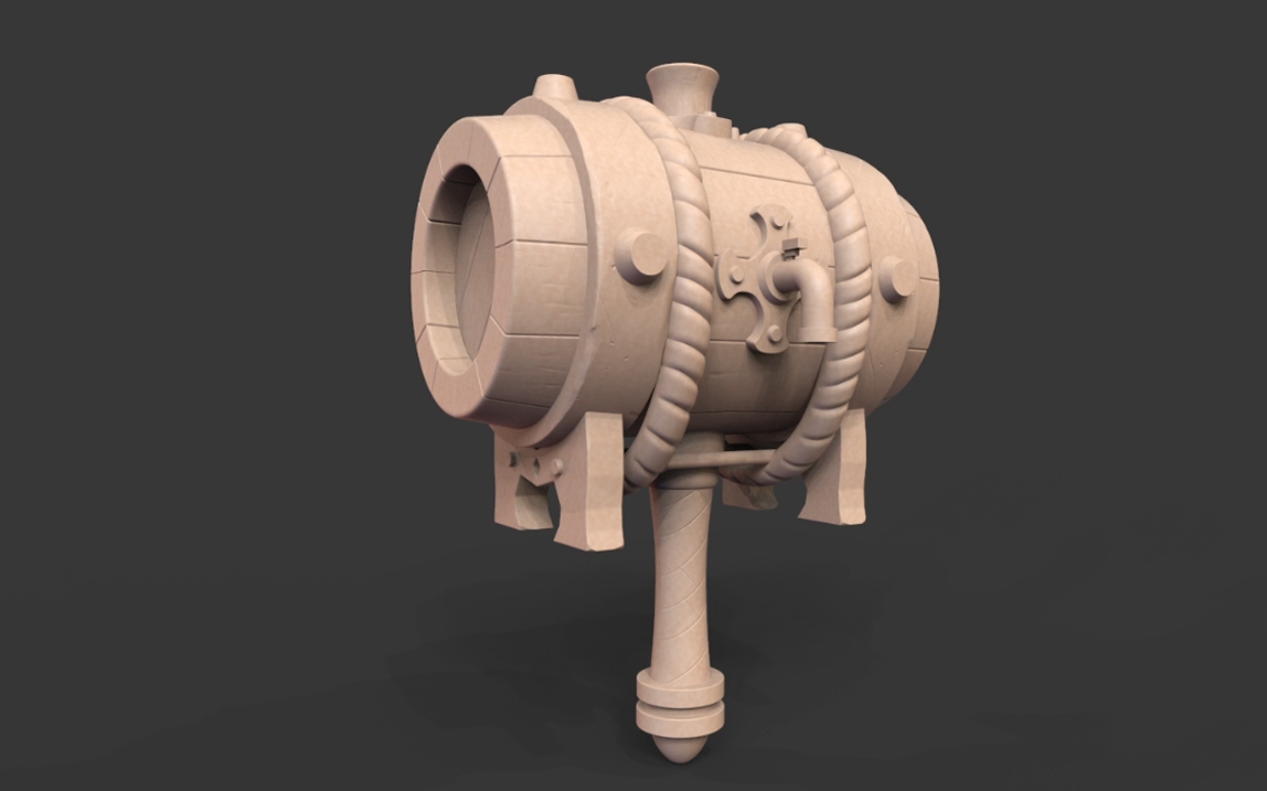 3dmax道具建模风格独特的锤子3d建模零基础3d建模教学