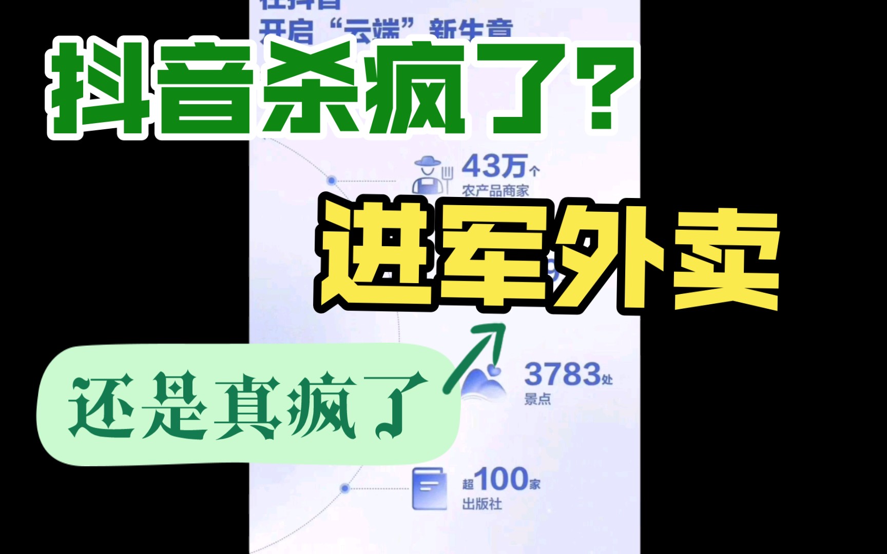 媒体爆料抖音3月1日上线外卖业务,美团、饿了、抖音三国杀时代将要来临?哔哩哔哩bilibili