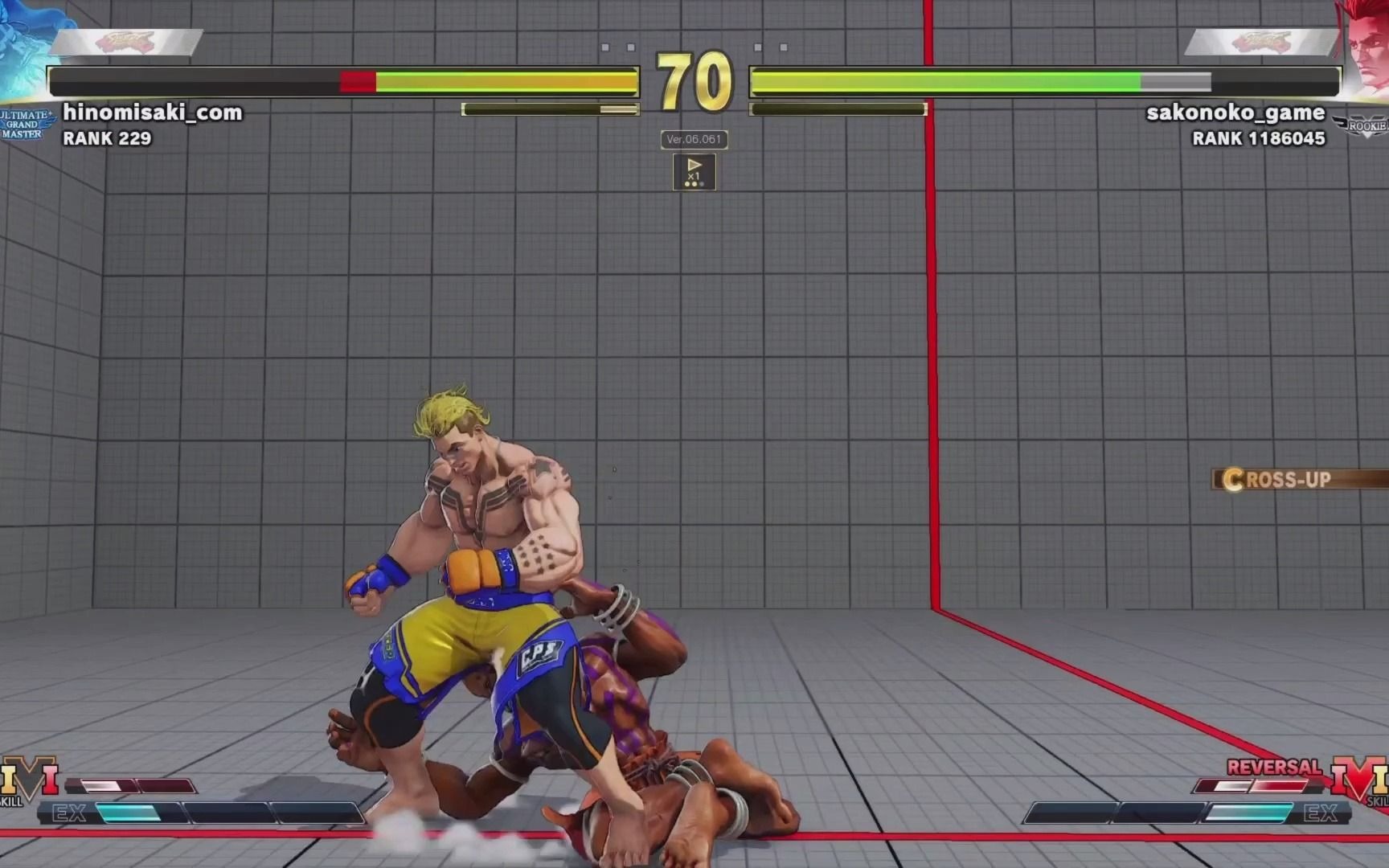 【街霸5】饼爷 (长手) vs sako (卢克)