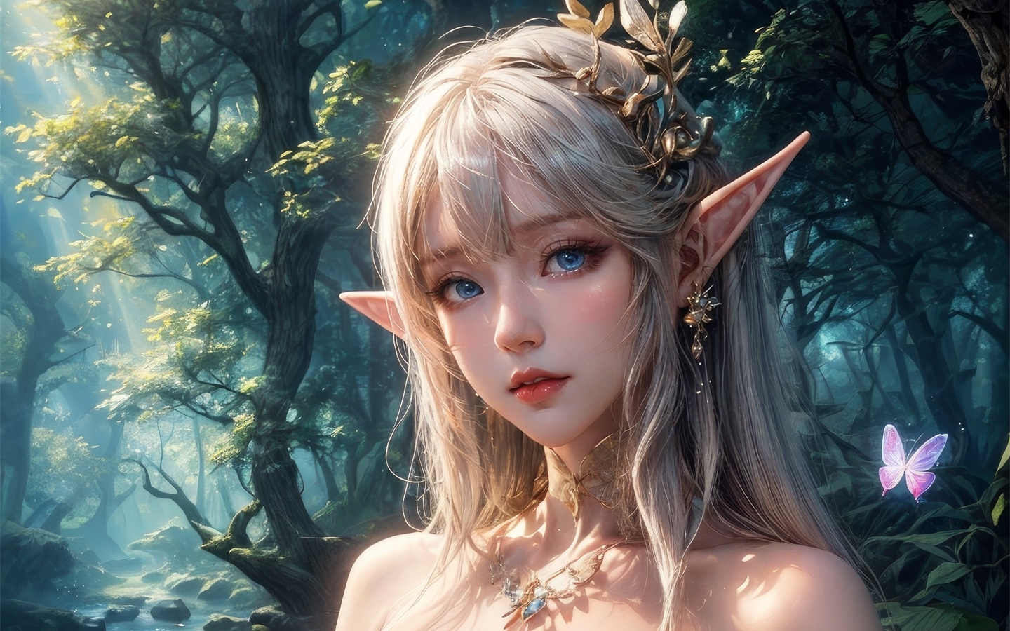 【ai绘图】异世界精灵女皇.