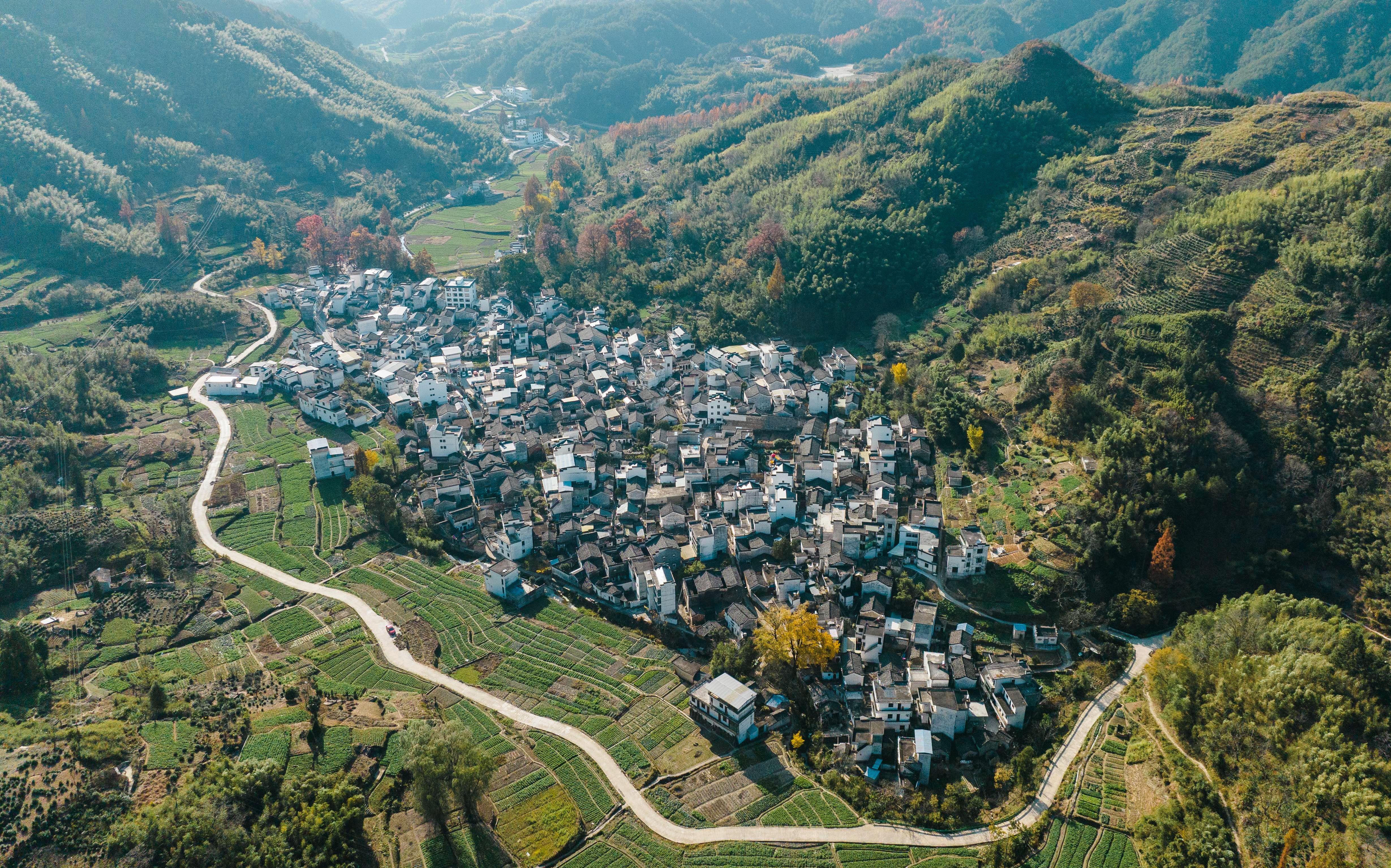 【古村掠影】安徽黄山水竹坑村遇见深秋