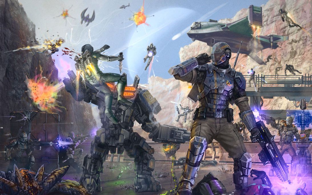 [图](爆笑星际画风) Planetside2搞笑动画