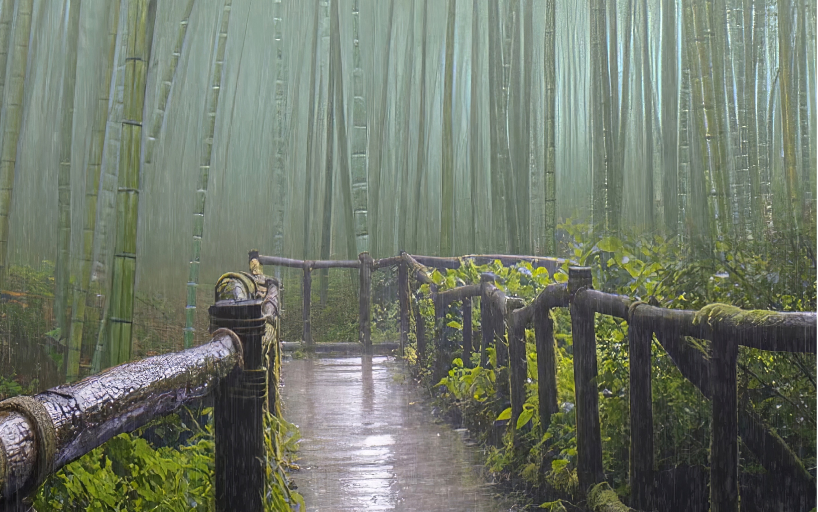 [图]我时常想到底什么样的人，喜欢这样子的下雨氛围，也许是内心善良且多愁善感的人吧！