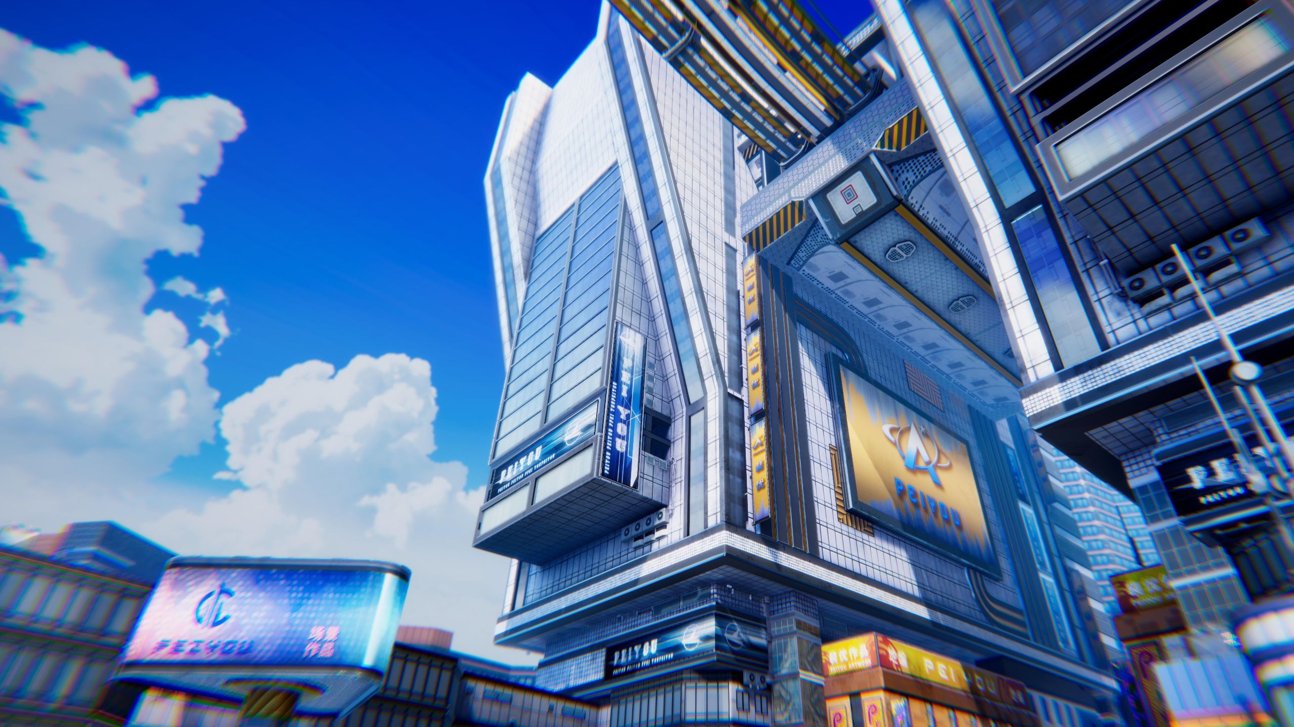 场景练习 全流程自制 现代城市场景