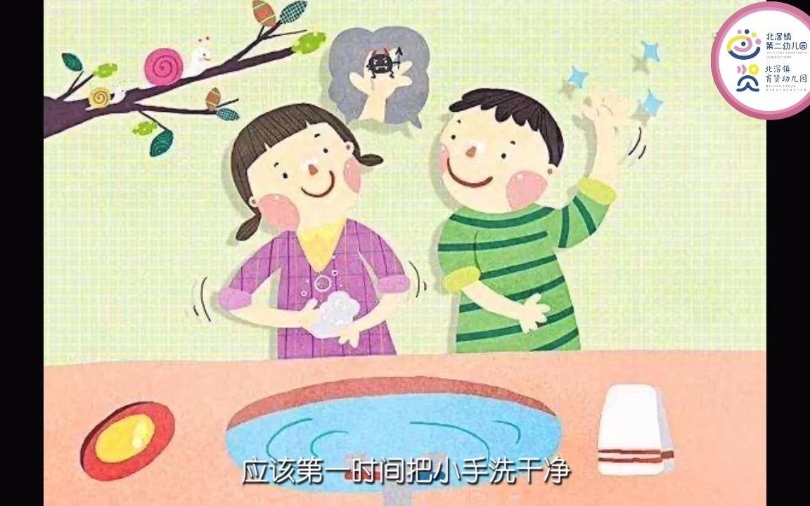 微课堂 中班美术《勤洗手 细菌都赶跑》 幼儿园中班美术领域活动课程哔哩哔哩bilibili