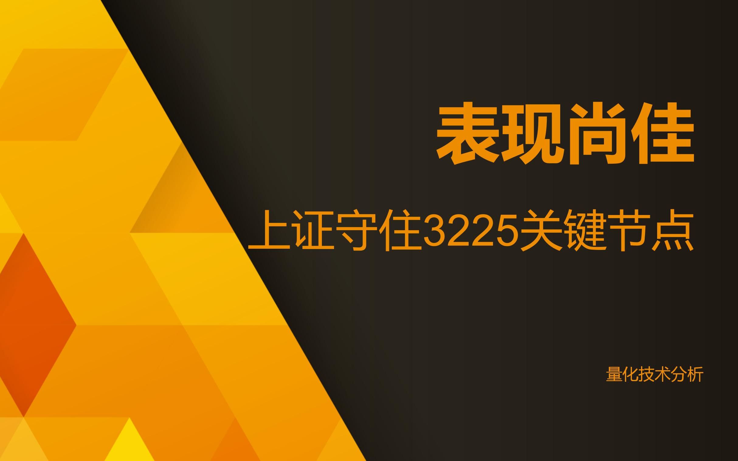 量化技术分析20230227 表现尚佳 上证守住3225关键节点哔哩哔哩bilibili