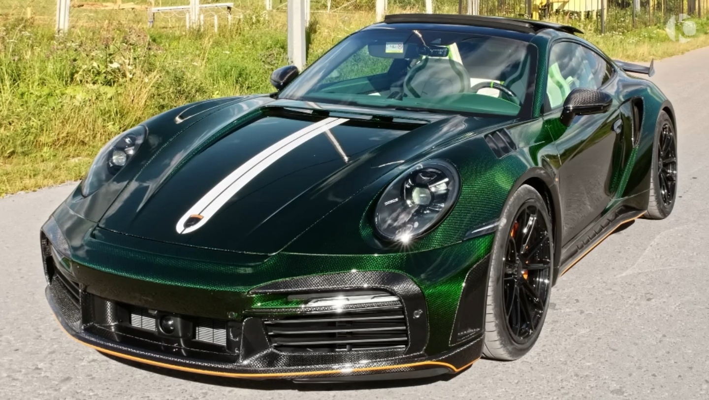 2023款保时捷911青蛙绿,turbo s,加速之王_哔哩哔哩_bilibili