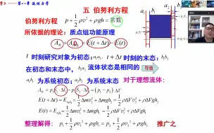 Download Video: 力学-流体力学-8.3流体动力学02伯努利方程