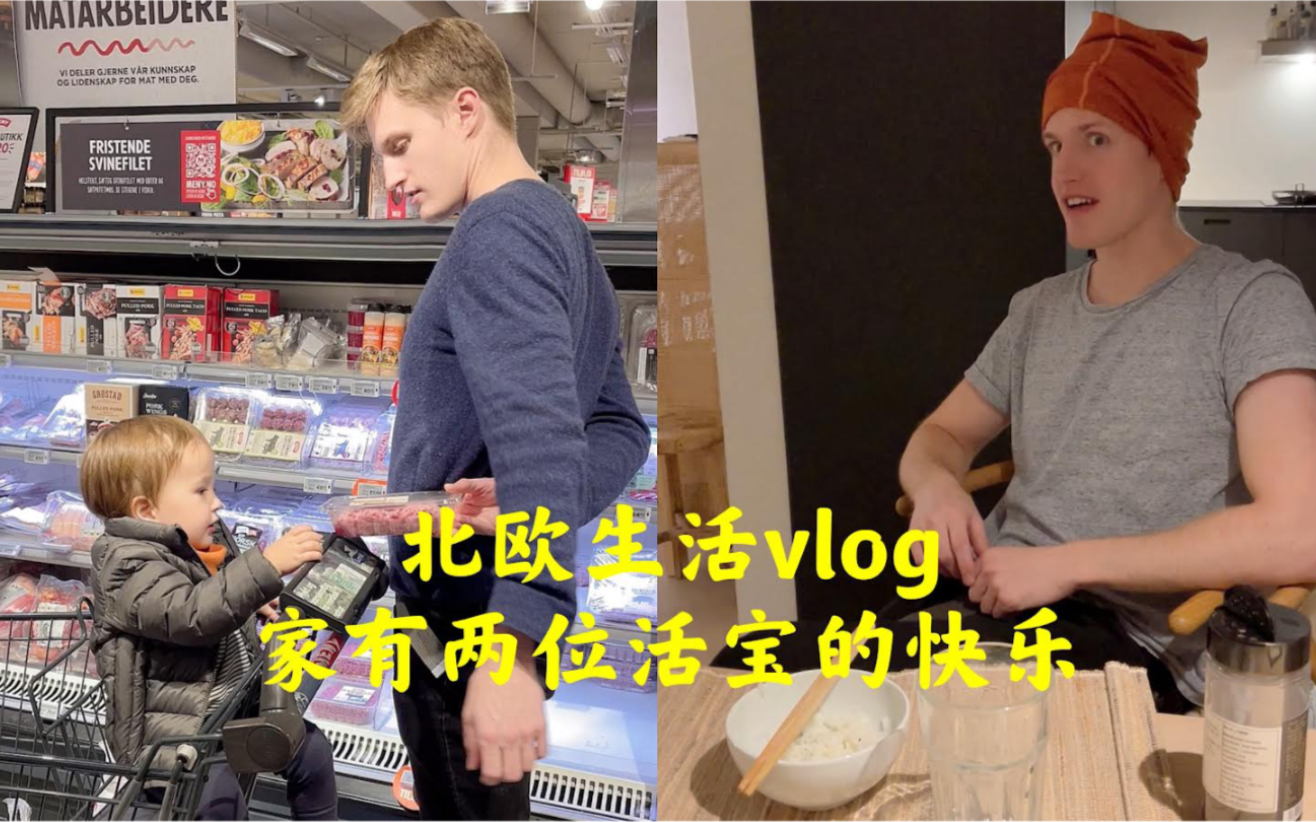 北欧生活vlog|家有活宝的快乐|家庭采购日!哔哩哔哩bilibili