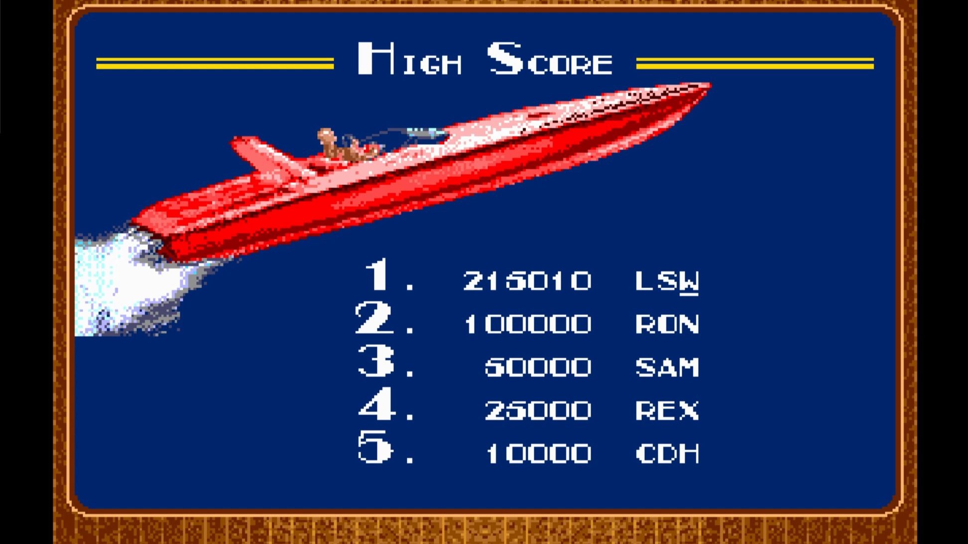 【sega世嘉md游戏】高速竞艇