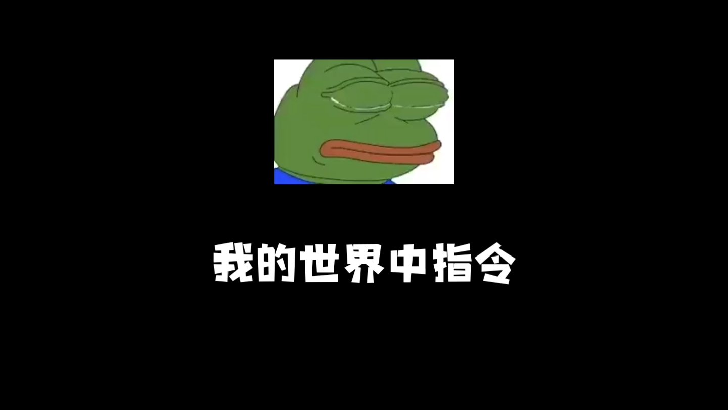 我的世界指令大全网络游戏热门视频