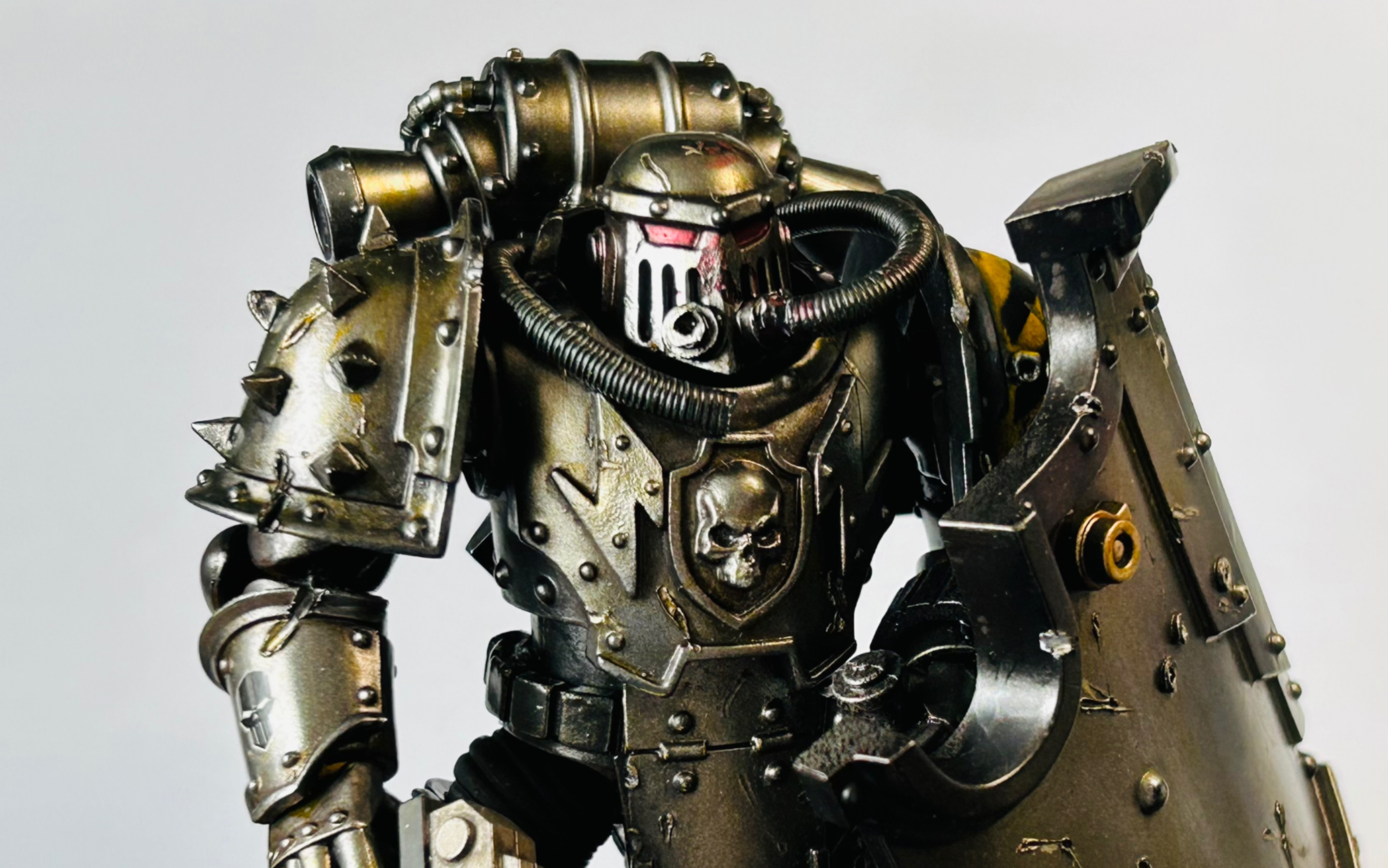 战锤暗源mk3钢铁勇士改造重涂