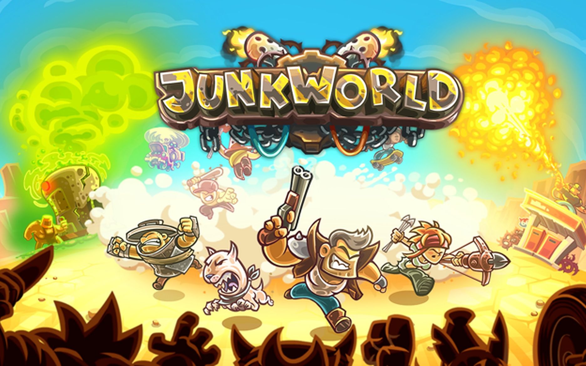 [图]《JunkWorld》铁皮新作即将上架，废土风格全新IP