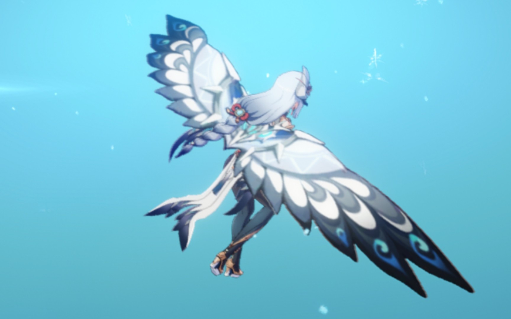 雪山翅膀最佳搭配!申鹤太仙了!