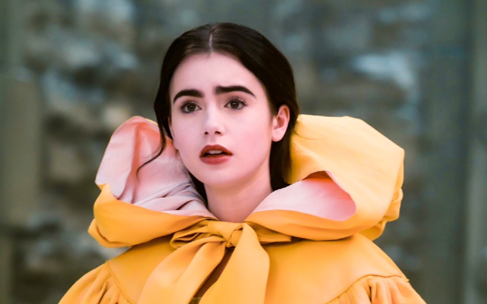 【莉莉柯林斯】 女版甜茶 文艺复古 天生公主气质